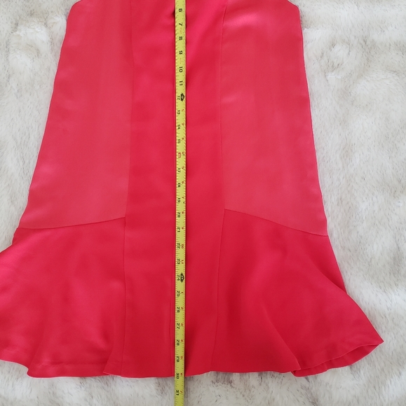 Parker Ronan Dress Spicy Coral Pink - Picture 8 of 9